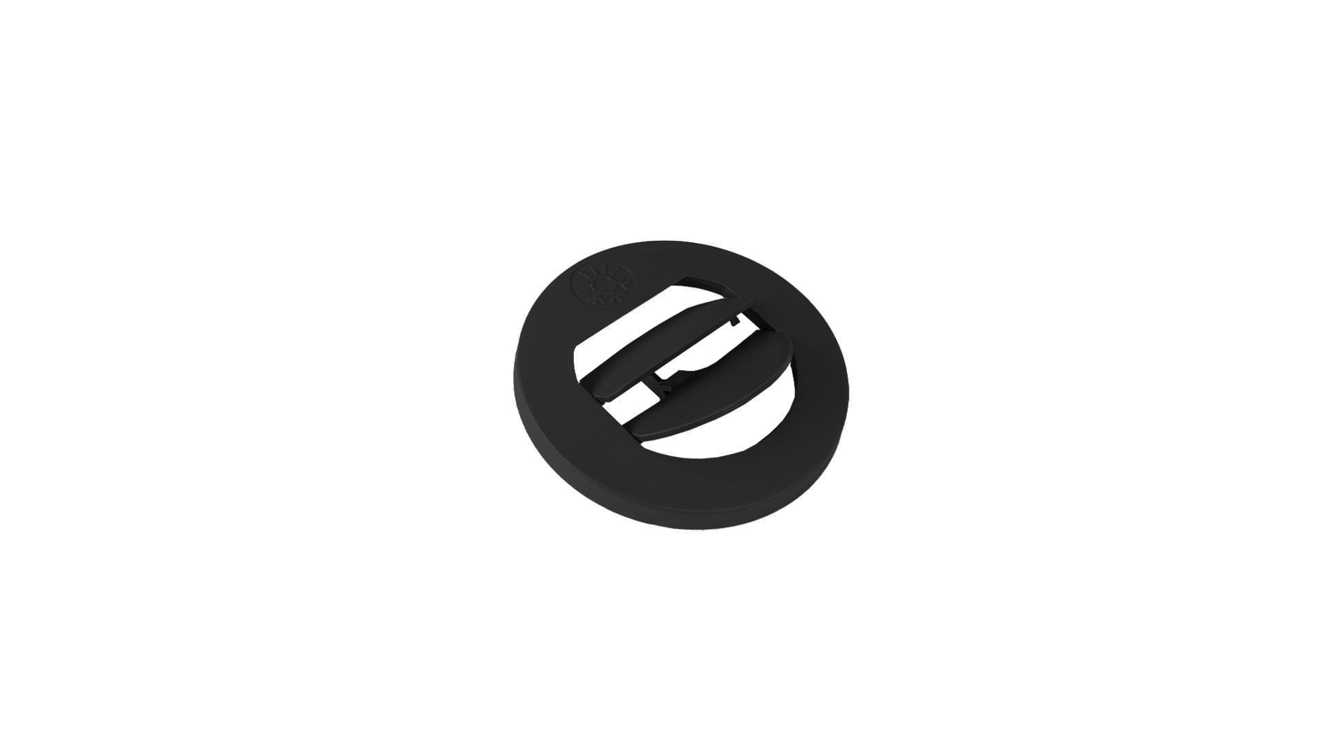 Deflector closable — Ø 60mm / Color: Black