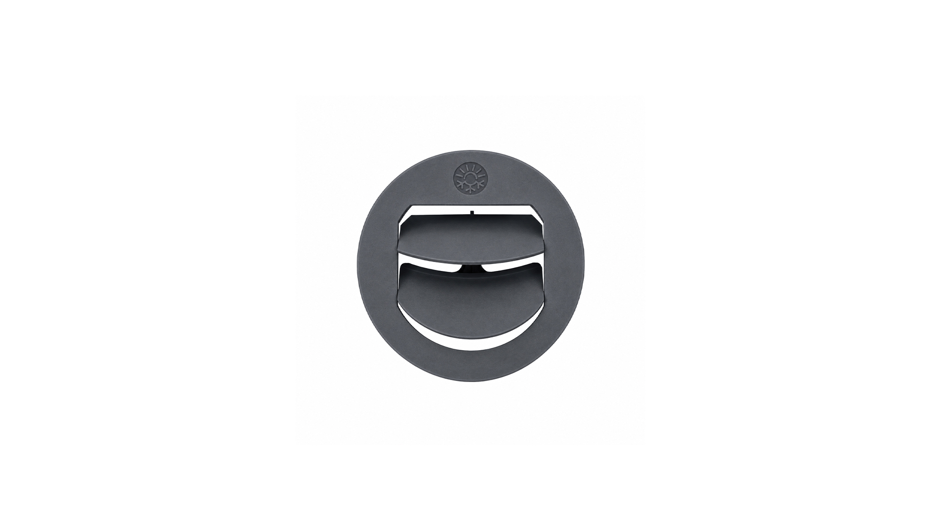 Deflector closable — Ø 75/90 mm / Color: Graphite Gray