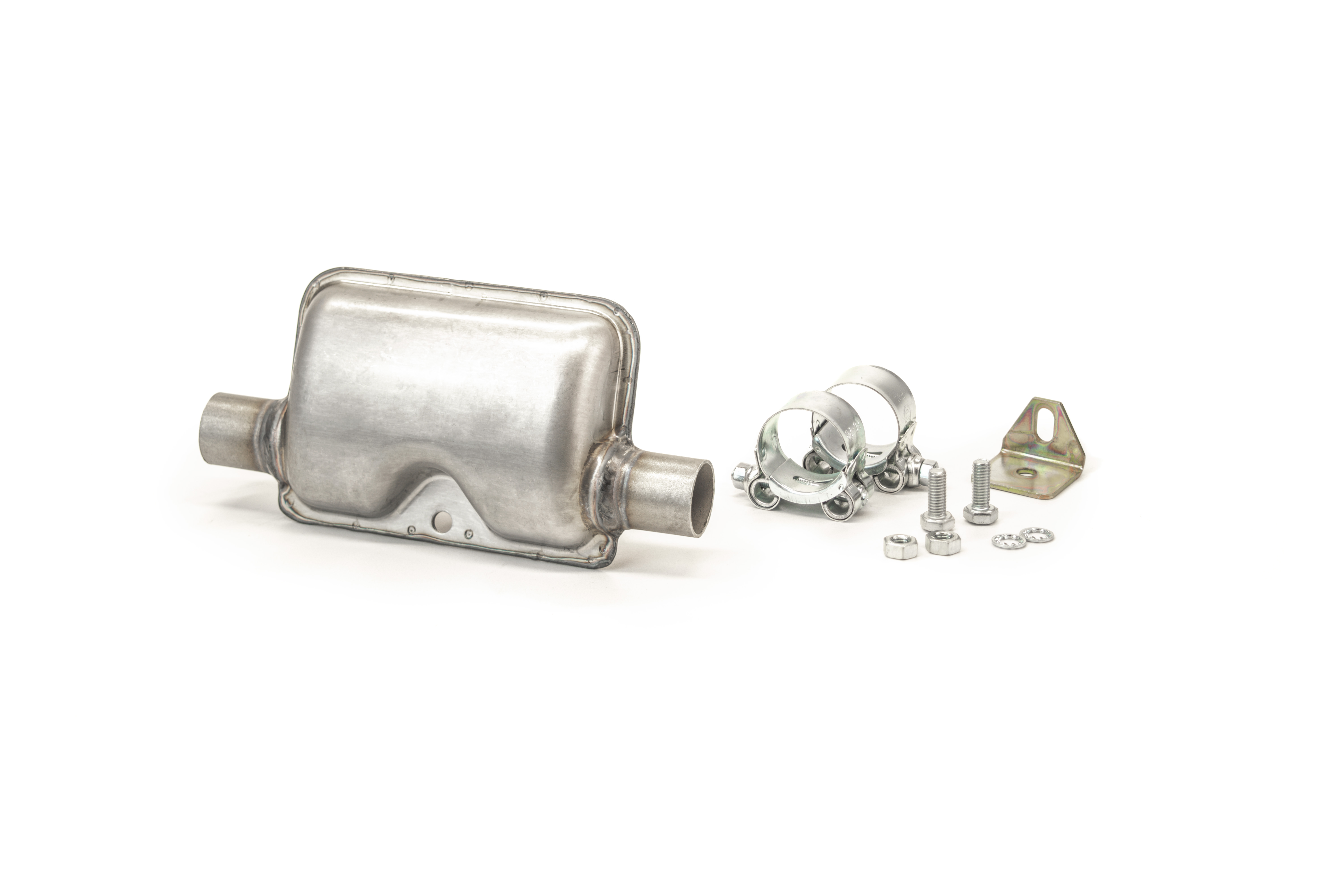 Silencer with mounting kit