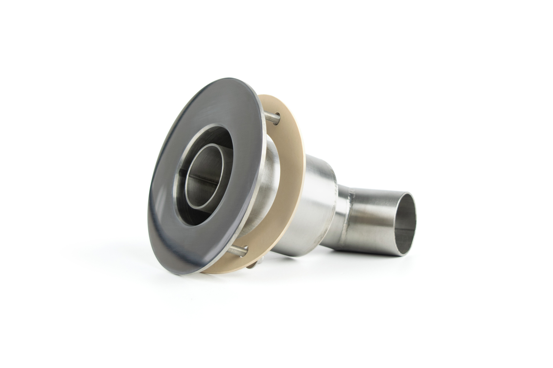 Exhaust adapter — OD Ø 38 mm / Stainless steel 316