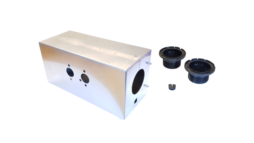 Mounting box — For: Air 2D / 298 x 143 x 128 mm / Stainless steel 316