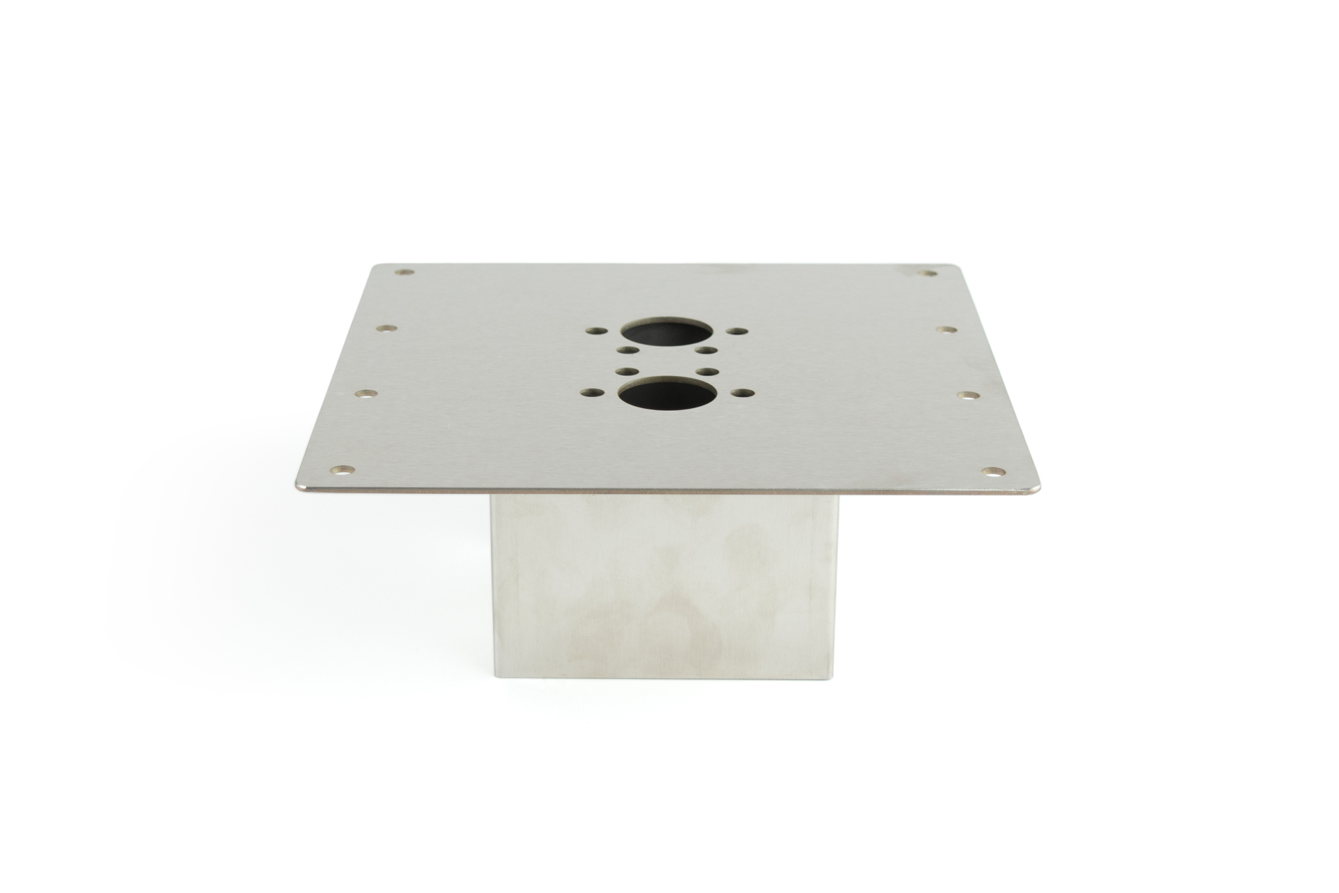 Floor mounting bracket BH — For: Air 4D / 200 x 200 x 80 mm / Stainless steel 316
