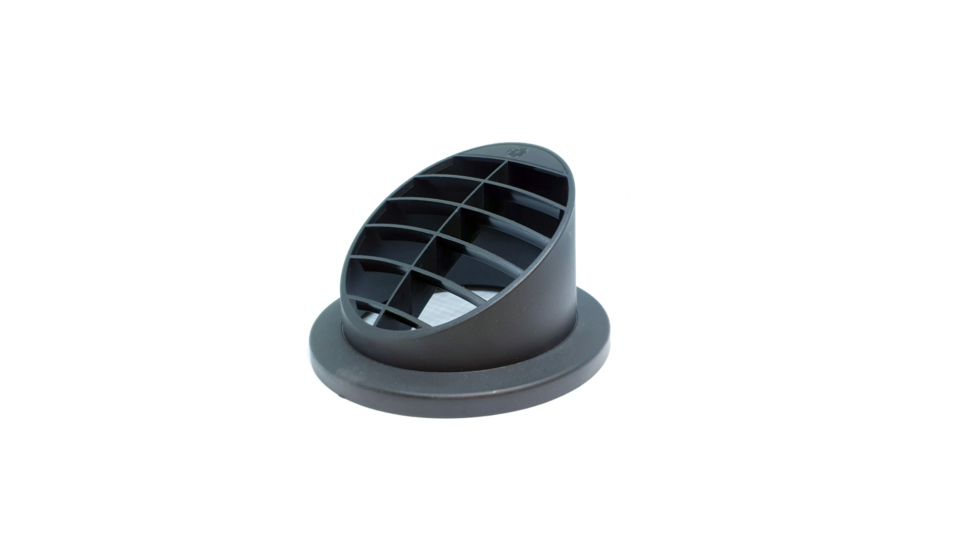 Grille — Ø 90 mm / Skewed / For Flange: ATR2-FR90-BK