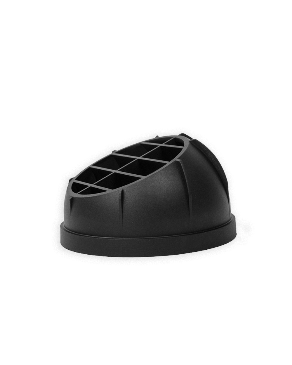 Semicircular air grille — Ø 60 mm / Color: Black / ATR2-FD60-BK