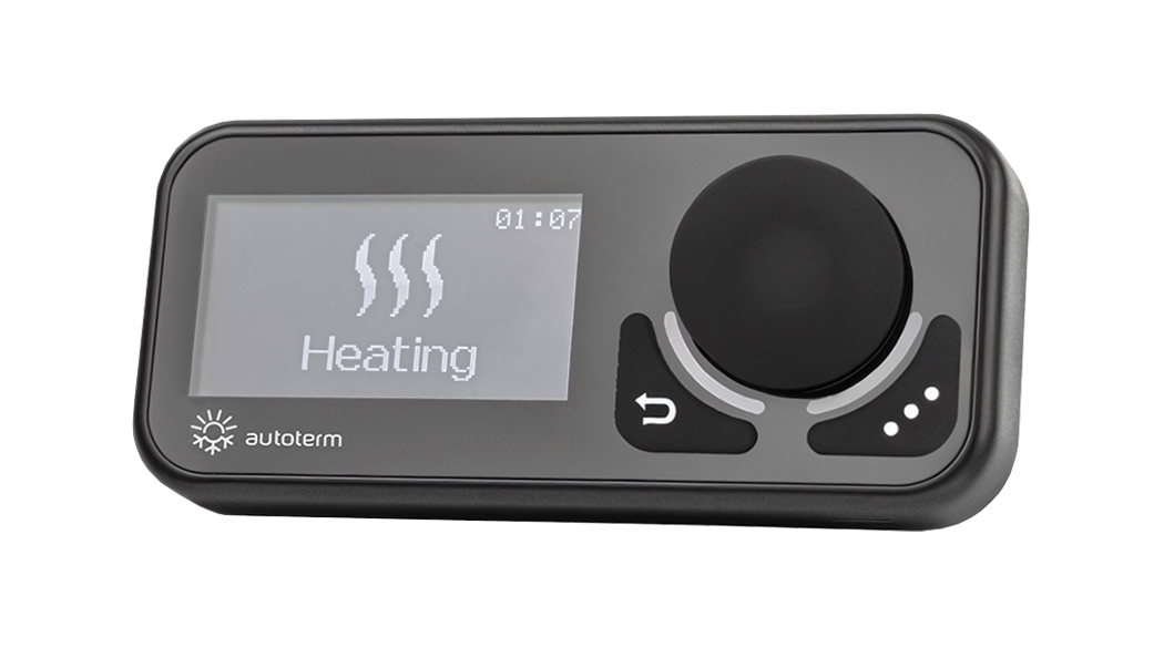 Moniteur LCD De Chauffage Parking Diesel Avec Télécommande - Commande Manuelle, Réglage Heure, 12V/24V - Pour Camion, Voiture, Utilitaire