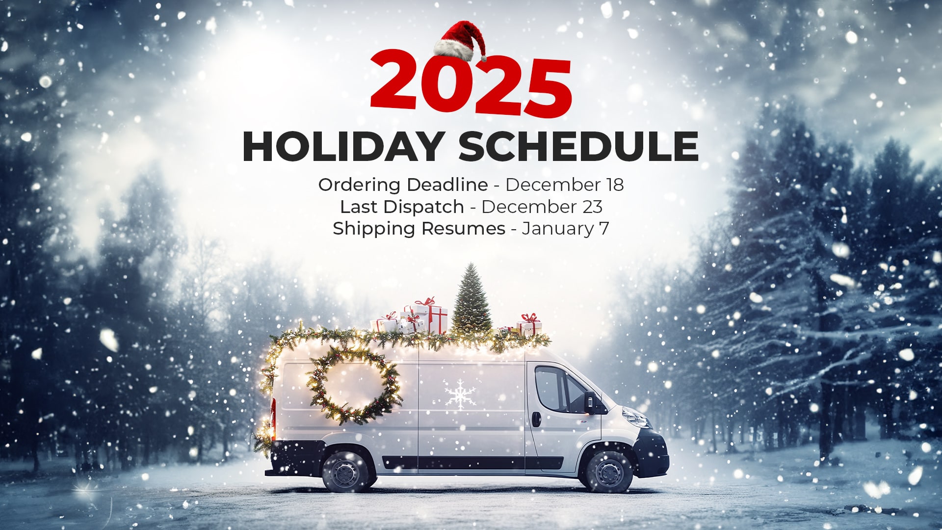 Holiday schedule