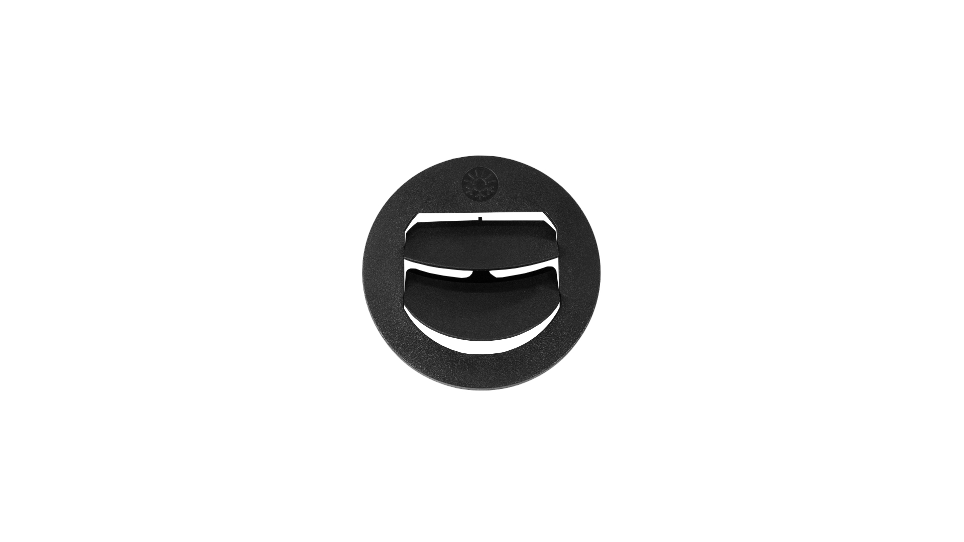 Deflector closable — Ø 75/90 mm / Color: Black