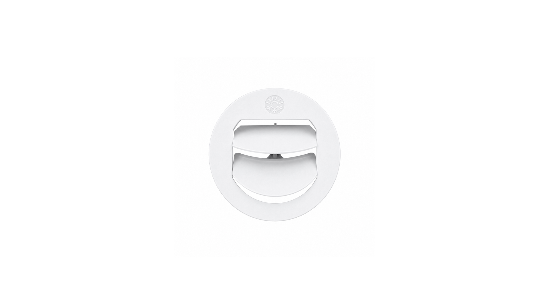 Deflector closable — Ø 75/90 mm / Color: White